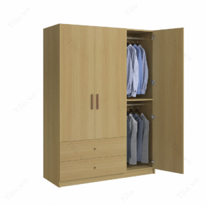Nên mua tủ quần áo 2 cánh hay tủ quần áo 3 cánh tại Tilo ? 10 Tủ quần áo 2 cánh
