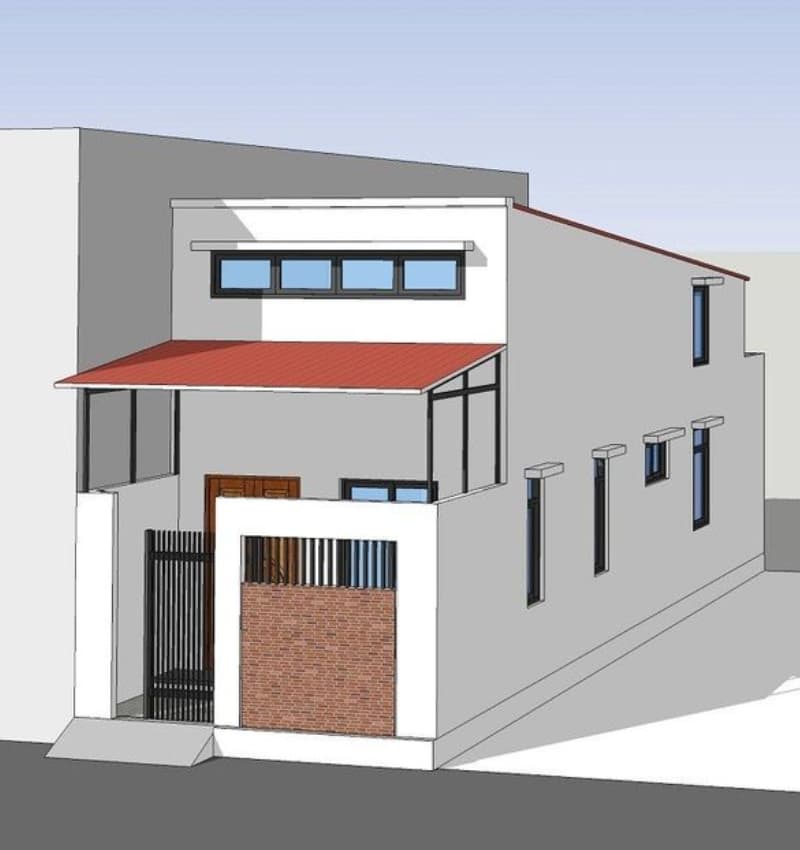 Top 10+ Mẫu Nhà Mái Tôn Đẹp Hiện Đại Và Tiết Kiệm Chi Phí Nhất Hiện Nay 4 Mẫu nhà mái tôn gác lửng