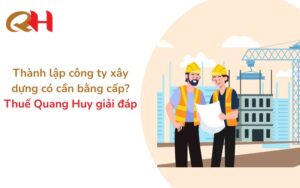 Thành lập công ty xây dựng