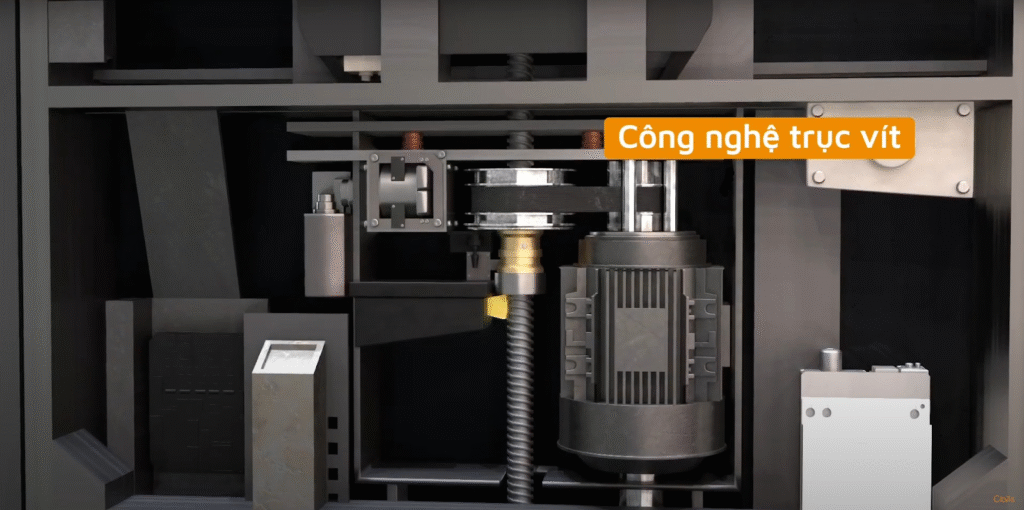 Công nghệ trục vít hiện đại, an toàn, tiết kiệm năng lượng