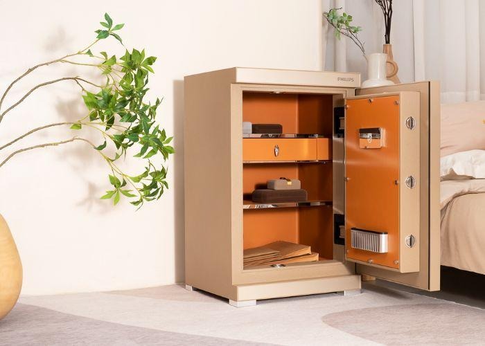 Nên phân loại rõ ngăn cất giữ vàng với ngăn chứa tài liệu, hồ sơ để dễ lấy, tránh xây xước 