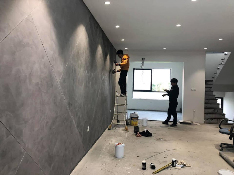Thi công sơn hiệu ứng