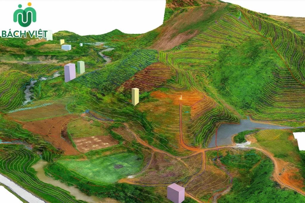 Khảo Sát Địa Hình Bằng Flycam (UAV) tại Bách Việt United