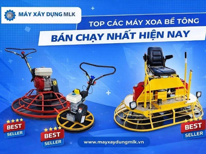 Xu hướng lựa chọn máy xoa bê tông nhập khẩu giúp doanh nghiệp tối ưu vận hành